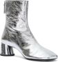 Proenza Schouler Glove 55mm metallic leren laarzen Zilver - Thumbnail 2