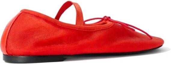 Proenza Schouler Glove Mary Jane ballerina's Rood