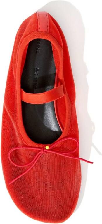 Proenza Schouler Glove Mary Jane ballerina's Rood