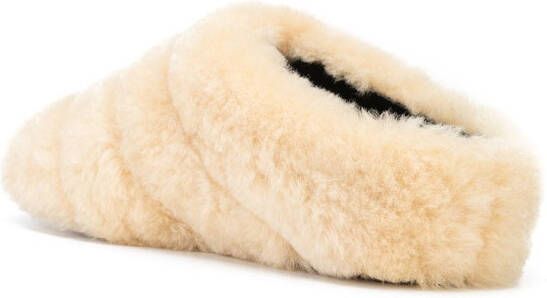 Proenza Schouler Lammy slippers Beige