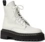 Proenza Schouler Leren combat boots Wit - Thumbnail 2