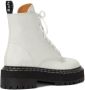 Proenza Schouler Leren combat boots Wit - Thumbnail 3