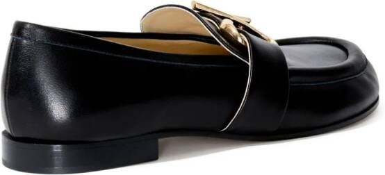 Proenza Schouler Loafers met monogramplakkaat Zwart