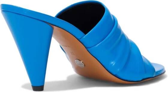 Proenza Schouler Leren sandalen Blauw