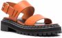 Proenza Schouler Leren sandalen Oranje - Thumbnail 2