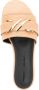 Proenza Schouler Leren slippers met monogram Beige - Thumbnail 4