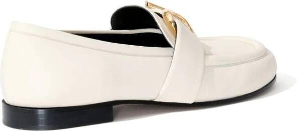 Proenza Schouler Loafers met logoplakkaat Wit