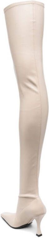 Proenza Schouler Overknee laarzen Beige