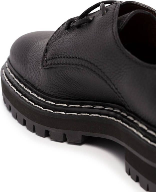 Proenza Schouler Oxfords van leer Zwart