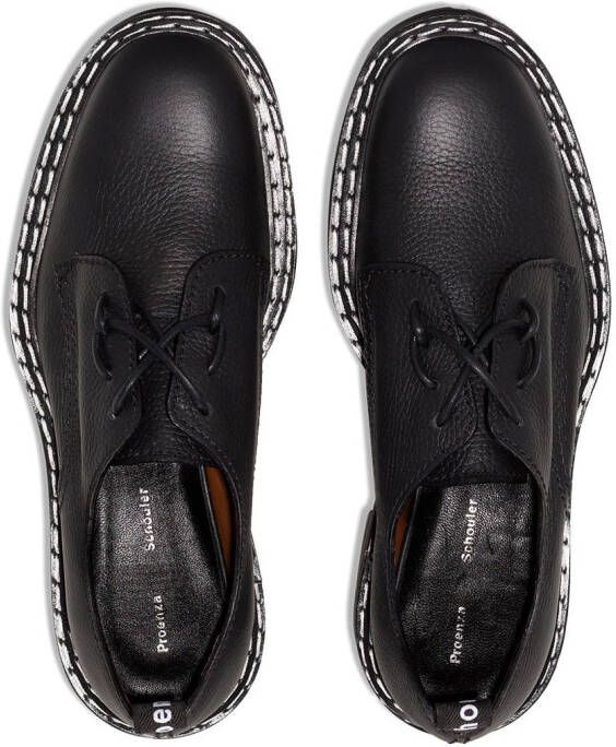 Proenza Schouler Oxfords van leer Zwart