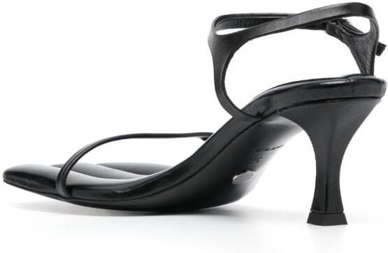 Proenza Schouler Leren sandalen Zwart