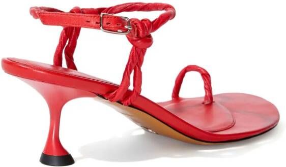 Proenza Schouler Sandalen met teenring Rood