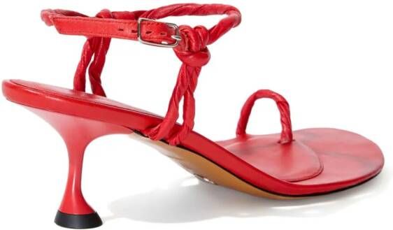 Proenza Schouler Sandalen met teenring Rood