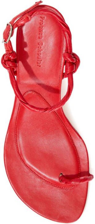 Proenza Schouler Sandalen met teenring Rood