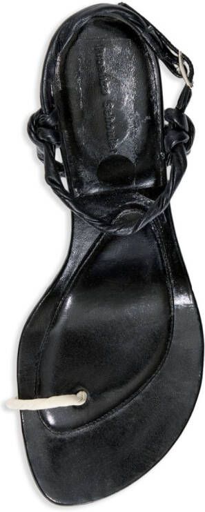 Proenza Schouler Sandalen met teenring Zwart