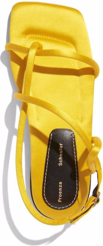 Proenza Schouler Sandalen met vierkante neus Geel