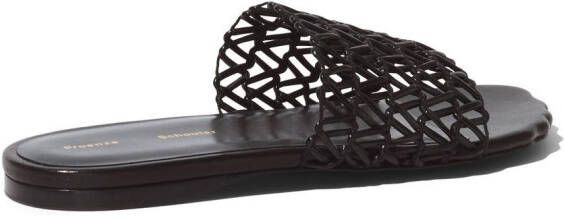 Proenza Schouler Sculpt geweven sandalen Zwart