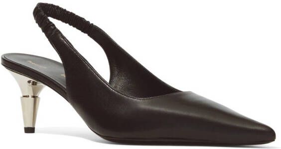 Proenza Schouler Leren slingback pumps Zwart