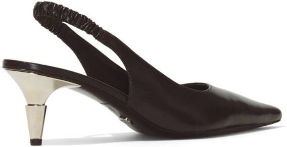 Proenza Schouler Leren slingback pumps Zwart