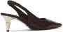 Proenza Schouler Leren slingback pumps Zwart - Thumbnail 3