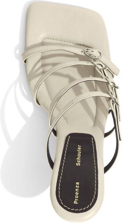 Proenza Schouler Sandalen met vierkante neus Beige