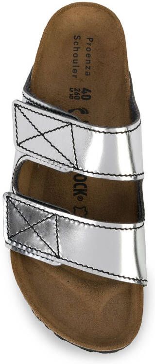 Proenza Schouler x Birkenstock Arizona Narrow slippers Zilver