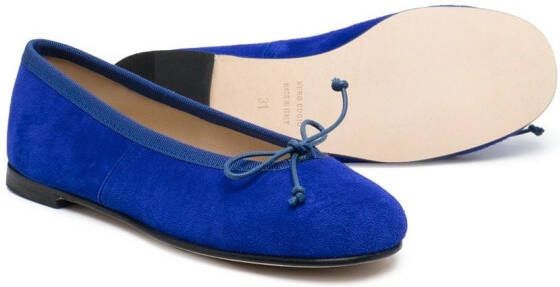 Prosperine Kids Ballerina's met strikdetail Blauw