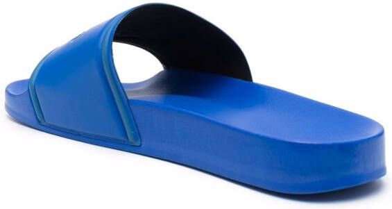 PS Paul Smith Slippers met logo-reliëf Blauw