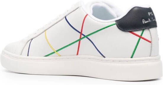 PS Paul Smith Sneakers met colourblocking Wit