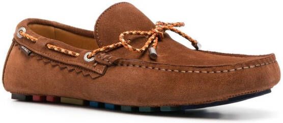 PS Paul Smith Suède moccasins Bruin