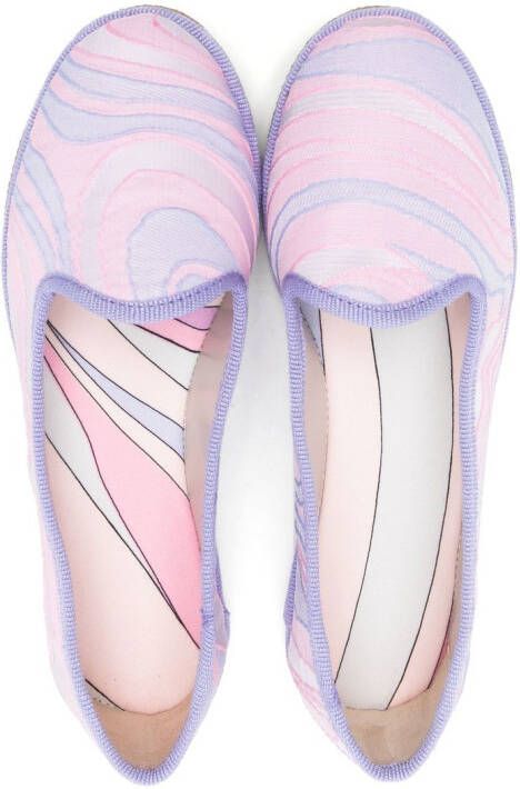 PUCCI Junior Ballerina's met patroon Roze