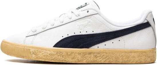 PUMA Clyde Vintage leren sneakers Wit