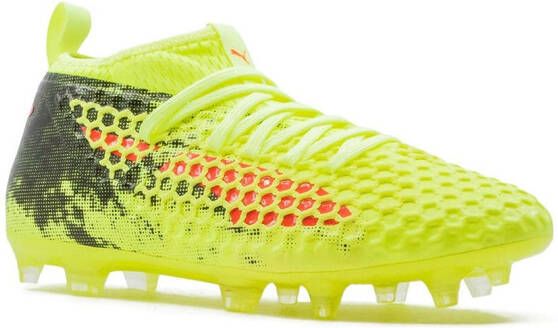 PUMA Future 18.2 Netfit FG AG voetbalschoenen Geel