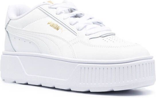 PUMA Karmen Rebelle geperforeerde sneakers Wit