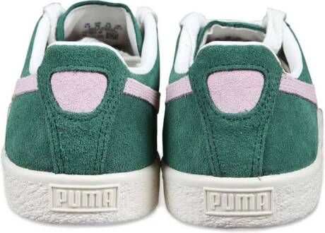 Puma Kids Clyde suède sneakers Groen