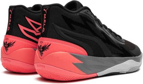 Puma Kids "MB.02 Black Pink sneakers" Zwart
