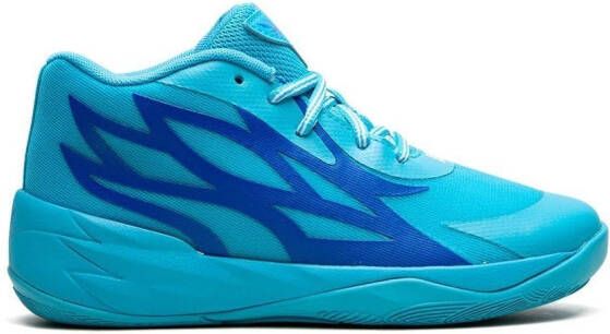 Puma Kids MB.02 ROTY high-top sneakers Blauw