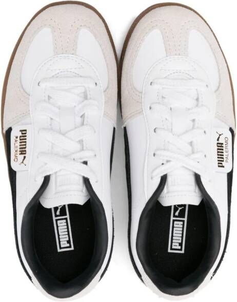 Puma Kids Palermo leren sneakers Wit