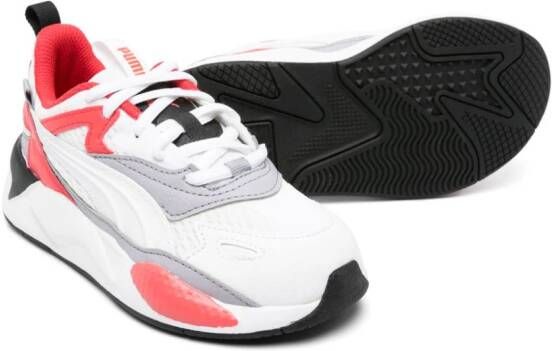 Puma Kids RS-X Efekt sneakers met vlakken Wit