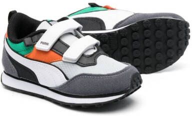 Puma Kids Sneakers met klittenband Grijs