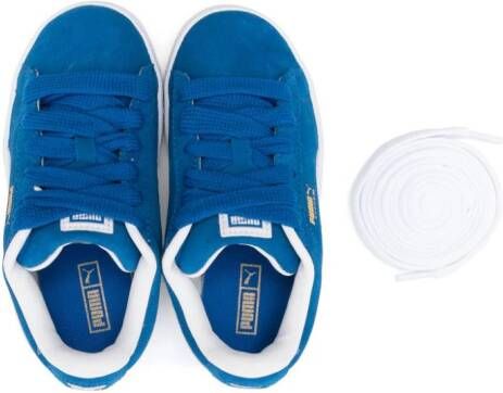 Puma Kids XL suède sneakers Blauw