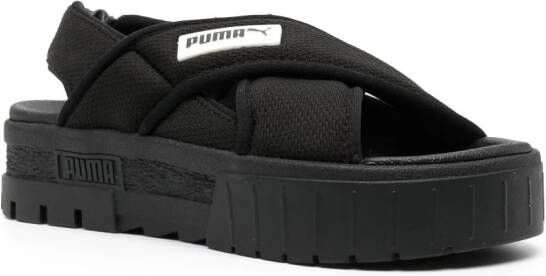 PUMA Mayze slingback sandalen Zwart