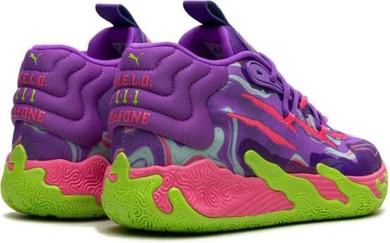 PUMA MB.03 Toxic "Purple Glimmer Green Gecko" sneakers Paars