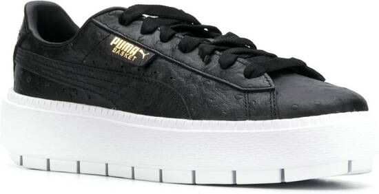 PUMA platform trace ostrich sneakers Zwart