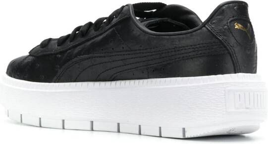 PUMA platform trace ostrich sneakers Zwart