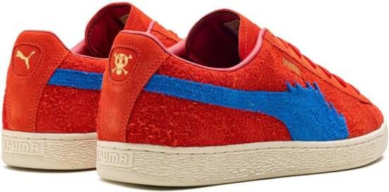 PUMA x One Piece "Buggy" suède sneakers Rood