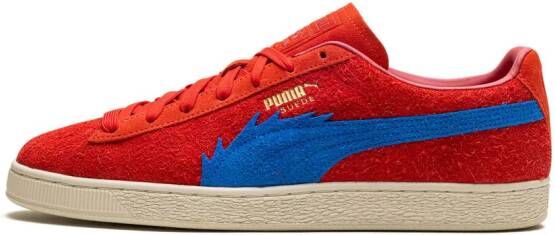 PUMA x One Piece "Buggy" suède sneakers Rood