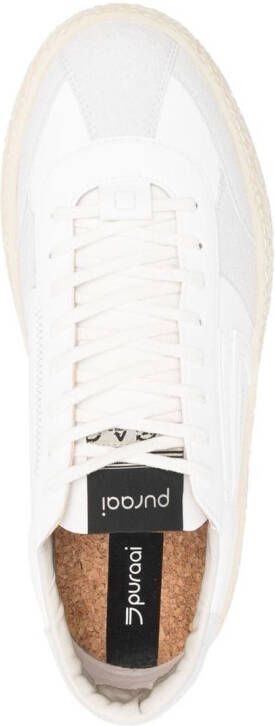 Puraai Classic low-top sneakers Wit