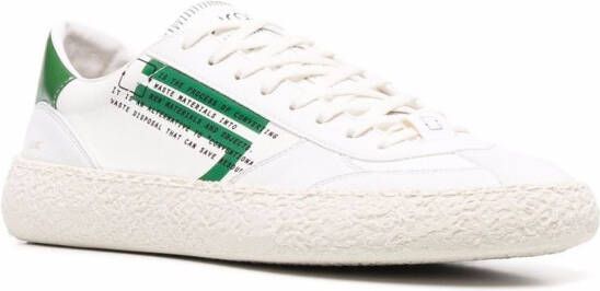Puraai Sneakers met tekst Wit