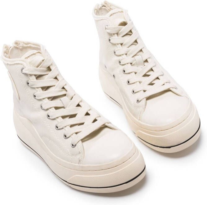 R13 High-top sneakers Beige